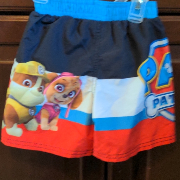 Toddler Paw Patrol Swim Trunks - Picture 2 of 8